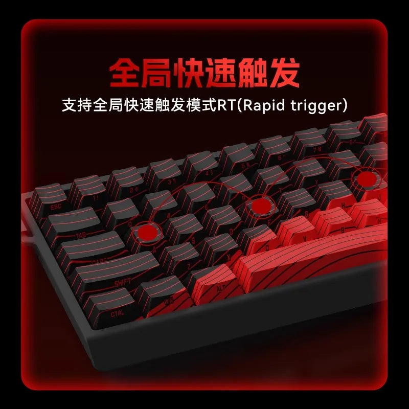 Madlion Mad 60He Magnetischer Schalter Mechanische Tastatur MAD68 Kabelgebundene Tastatur Mad60he Benutzerdefinierte MAD68he Esports Gamer Tastatur Geschenke