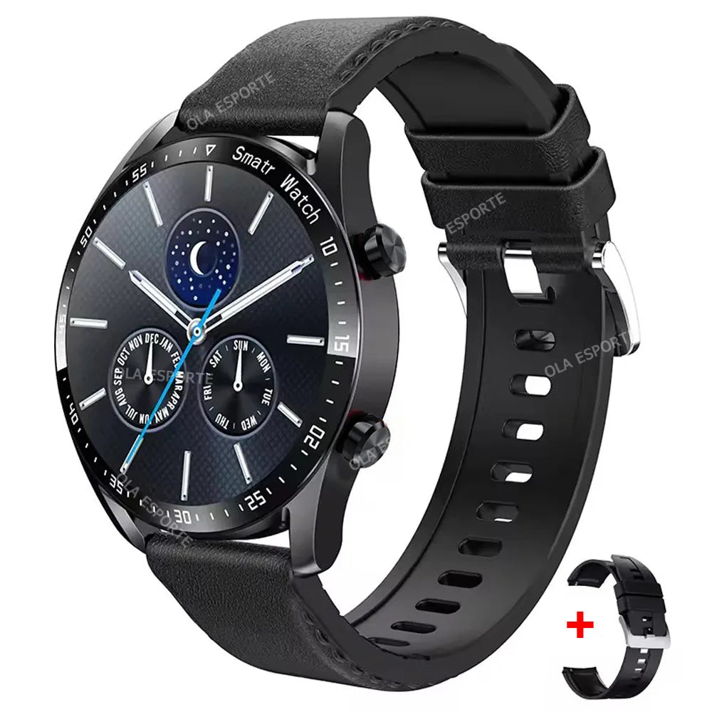 2025 NEW Smart Watch Women Men AMOLED Screen Bluetooth Call Full Touch Screen Weather Call Sports Smart Bracelet 5ATM Waterproof